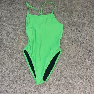 Jolyn Darren Neon Green Fixed Back Onesie